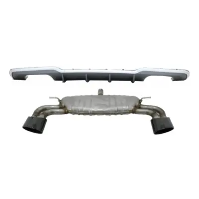 Paraurti Posteriore con Diffusore e Scarico Audi A3 8V Facelift 2016-2019