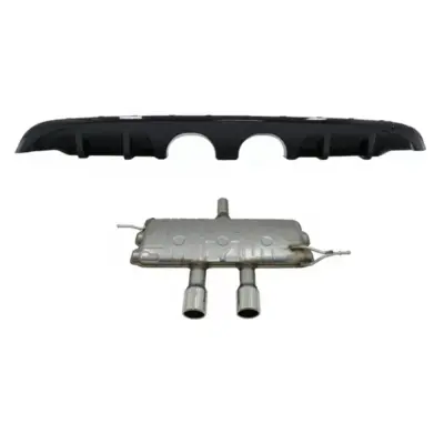 Paraurti Posteriore con Diffusore e Scarico Completo per Volkswagen Golf 6 Vi