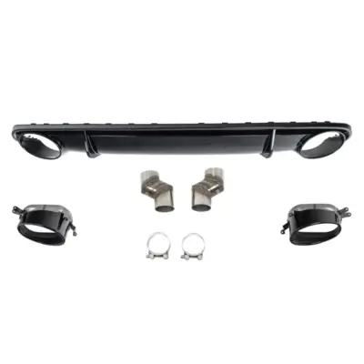 Paraurti Posteriore con Diffusore e Terminali Scarico Audi A4 B8 2007-2011 RS4