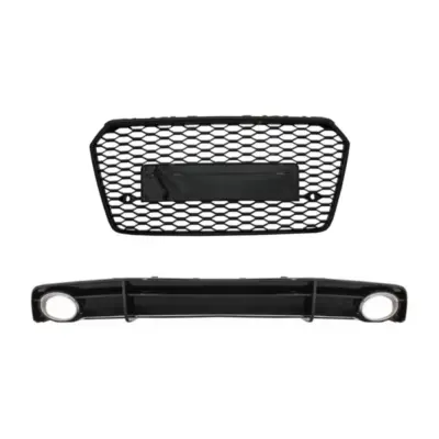 Paraurti Posteriore con Diffusore e Terminali Scarico per Audi A7 4G Facelift