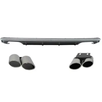 Paraurti Posteriore con Diffusore e Terminali Scarico S3 Audi A3 8V 2012-2015
