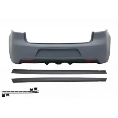 Paraurti Posteriore con Minigonne Laterali per Volkswagen Golf Vi 2008-up R20