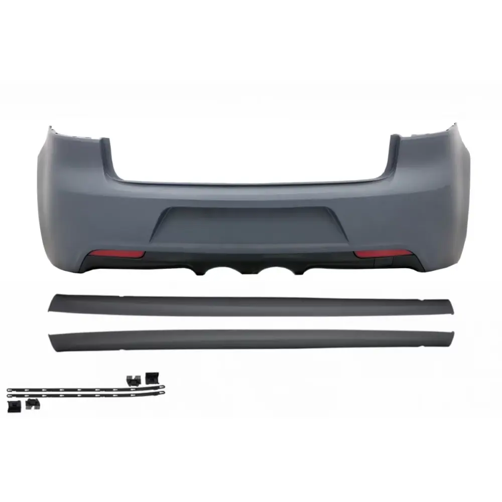 Paraurti Posteriore con Minigonne Laterali per Volkswagen Golf Vi 2008-up R20