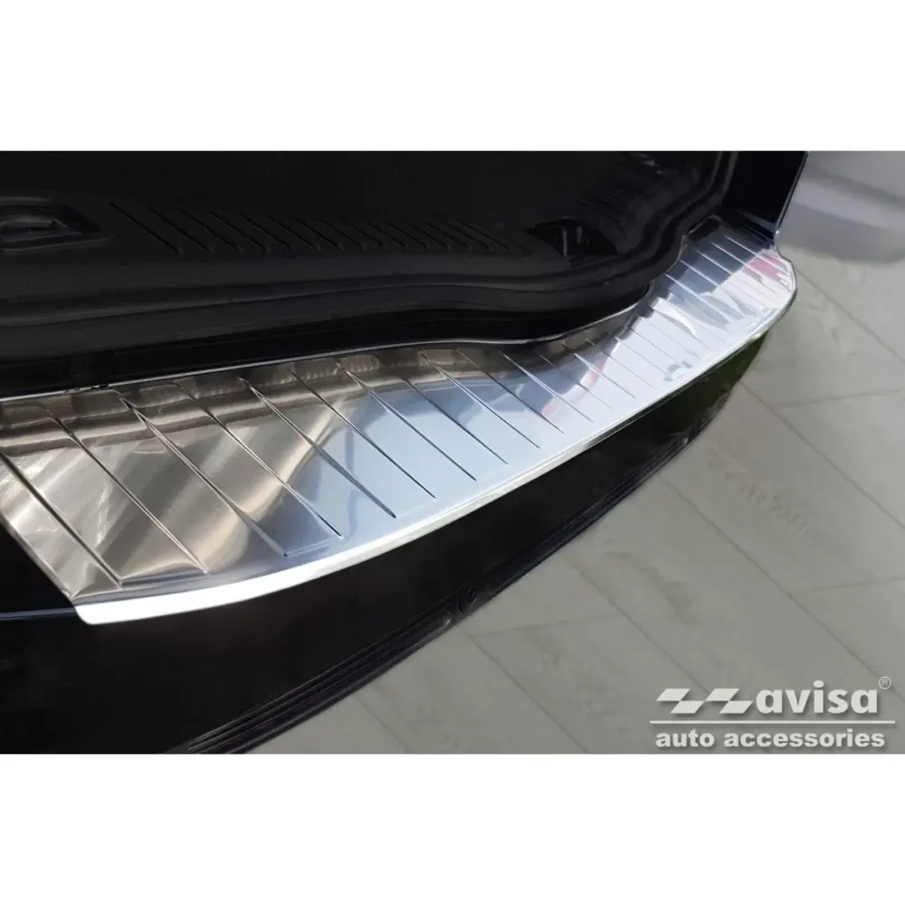 Paraurti Posteriore con Protezione Cromata per Ford Mondeo Station 2010-2014