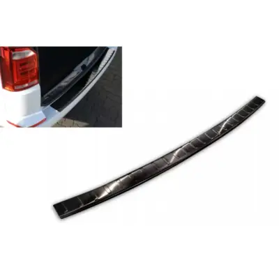 Paraurti Posteriore con Protezione Nero per Volkswagen Transporter T6 2015-2019