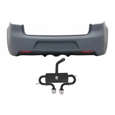 Paraurti Posteriore con Scarico Completo Catback R20 per VW Golf Vi 2008-2013