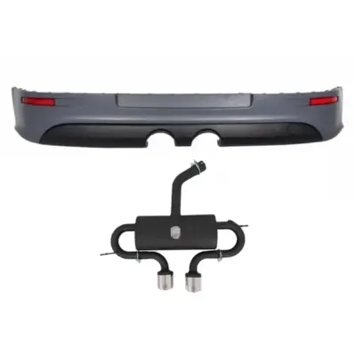 Paraurti Posteriore con Scarico Completo R32 Look per VW Golf 5 V 2003-2008