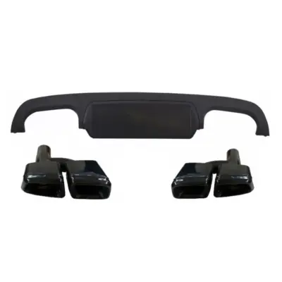 Paraurti Posteriore Diffusore con Terminali Neri per Mercedes Classe S W221