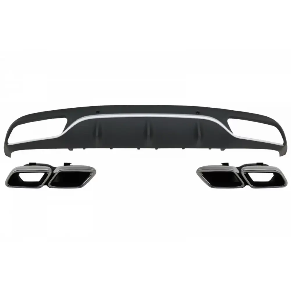 Paraurti Posteriore Diffusore con Terminali Scarico Mercedes Classe C C205 A205