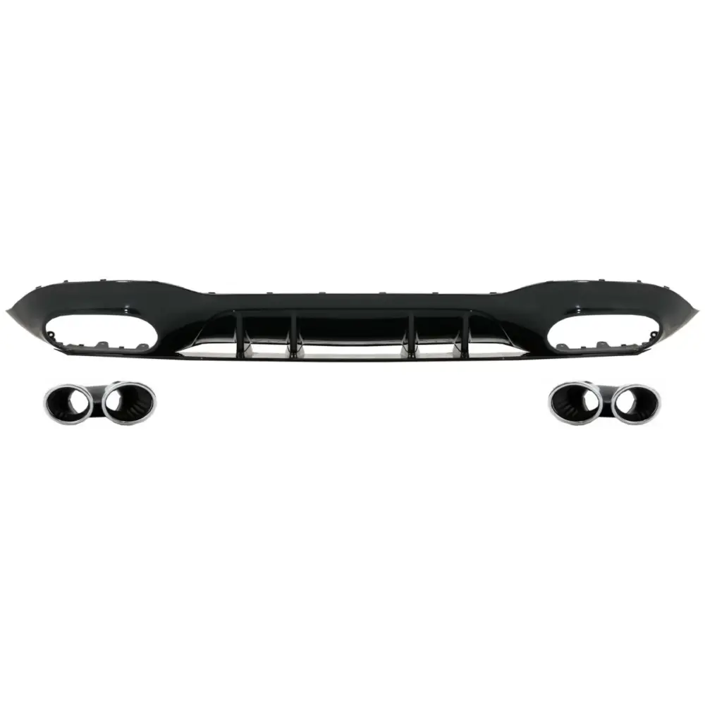 Paraurti Posteriore Diffusore Cromato Scarico Mercedes Classe A V177 Berlina
