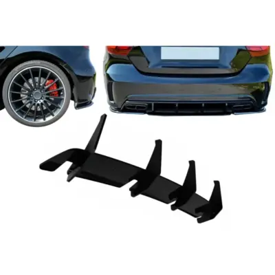 Paraurti Posteriore Estensione Splitter Diffusore per Mercedes Classe A A45