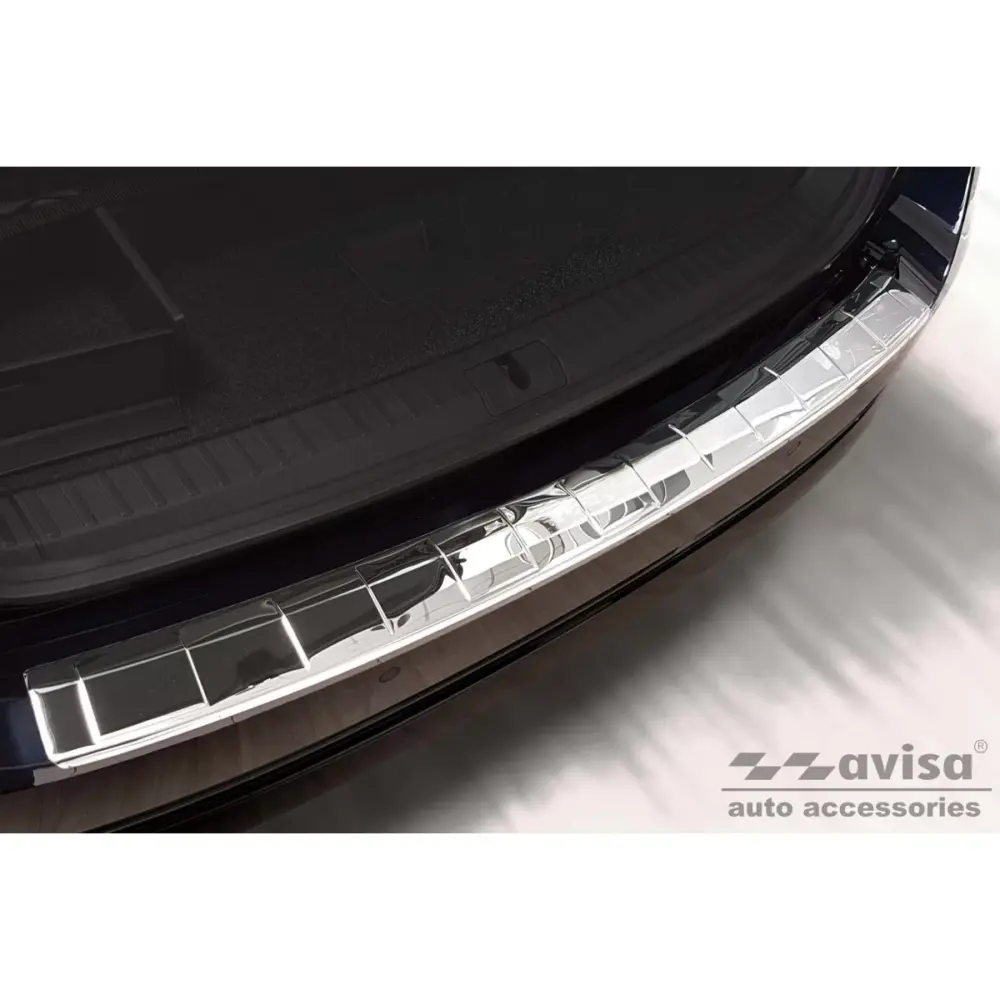 Paraurti Posteriore Protezione Cromata per Skoda Octavia Combi dal 2019