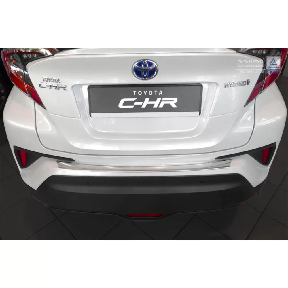 Paraurti Posteriore Protezione Cromata per Toyota C-hr Crossover 2016-2019