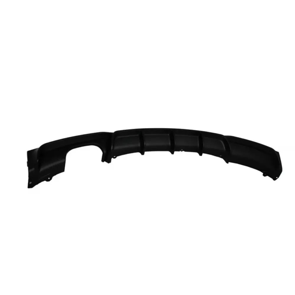 Paraurti Posteriore Spoiler Diffusore con Terminale Scarico Carbonio Opaco