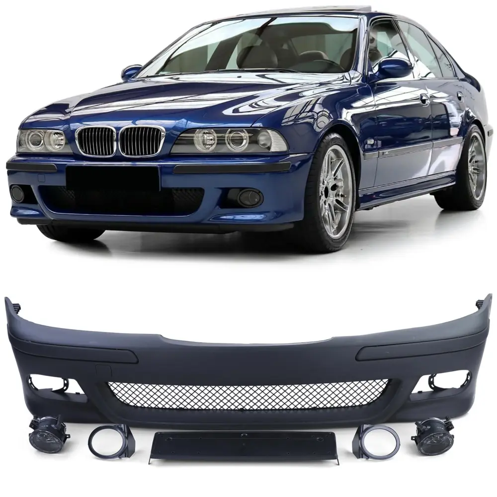 Paraurti Sportivo con ABE e Fendinebbia Fumé per BMW Serie 5 E39 1995-2003