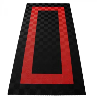 Pavimentazione Performance Garage 2,8x5,6 M Nero Rosso SET3 Universale