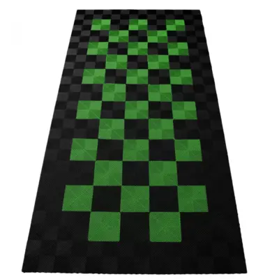 Pavimento Garage Performance 2,8x5,6 M Nero Verde Chiaro Universale
