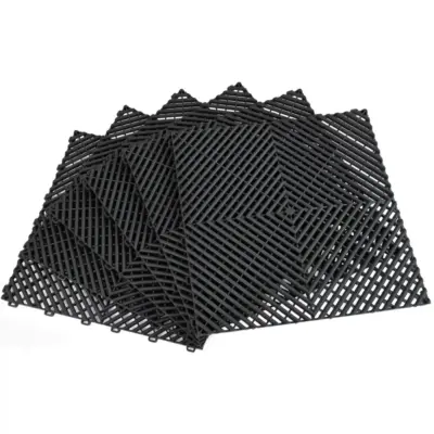 Pavimento Garage Piastrelle Performance Nero 40x40cm 6 Pezzi Universale
