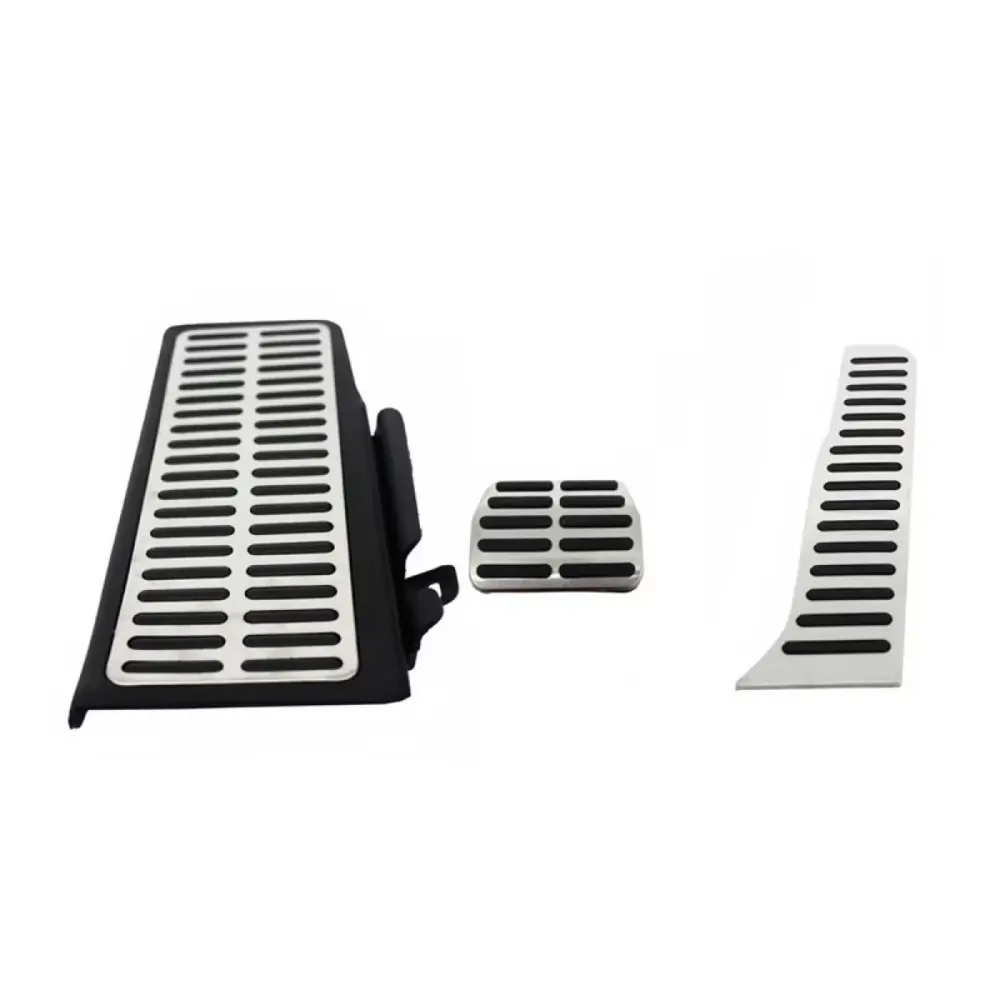 Pedaliera Alluminio con Poggiapiede 3 Pezzi per Volkswagen Passat B6 B7 Cc 05-14