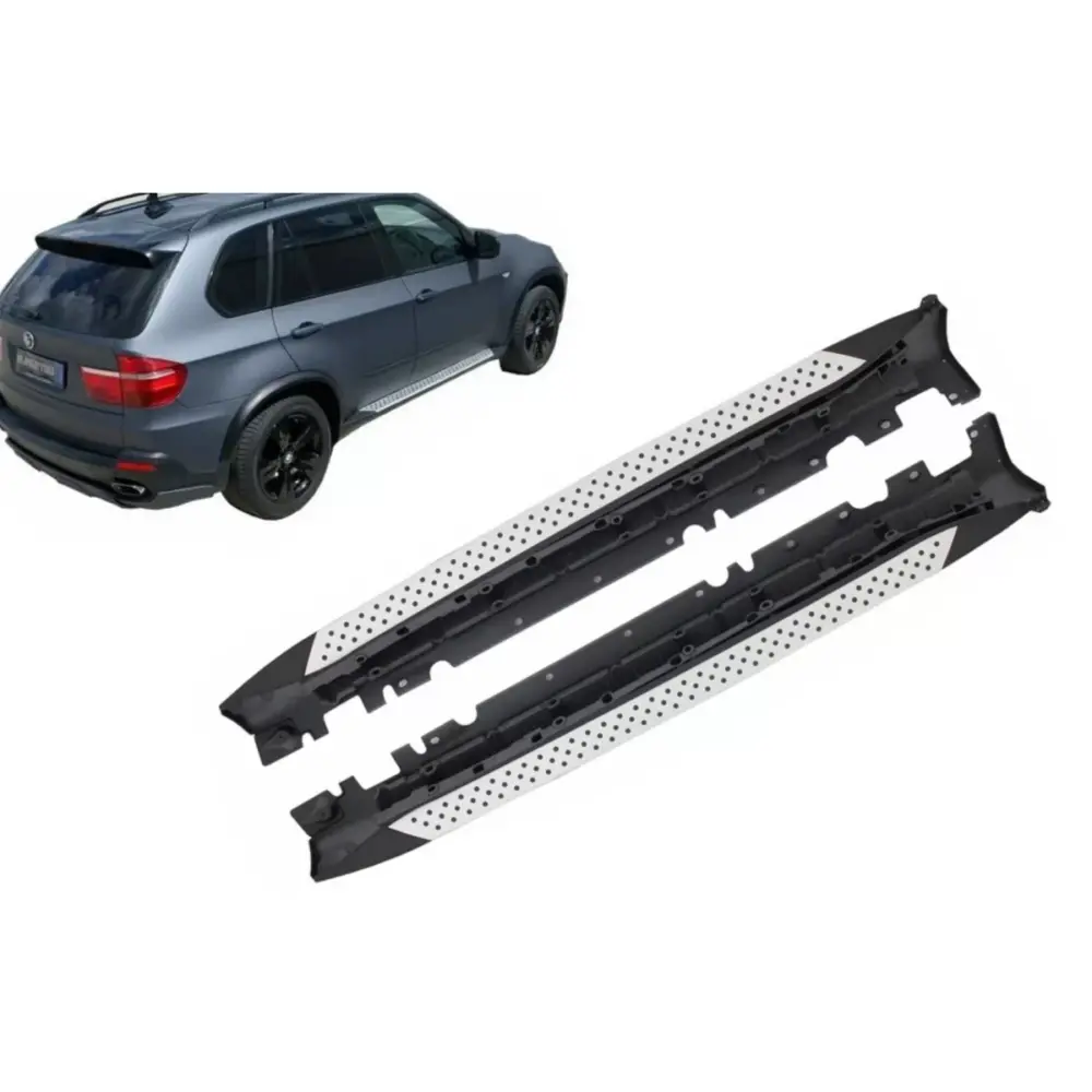 Pedane Laterali Anteriore e Posteriore per BMW X5 E70 2007-2014