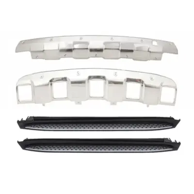 Pedane Laterali con Piastre Antiscivolo per Mercedes Classe M ml W164 2005-2008