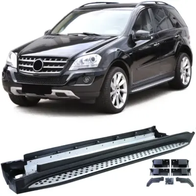 Pedane Laterali in Alluminio con ABE per Mercedes ML W164 2005-2011