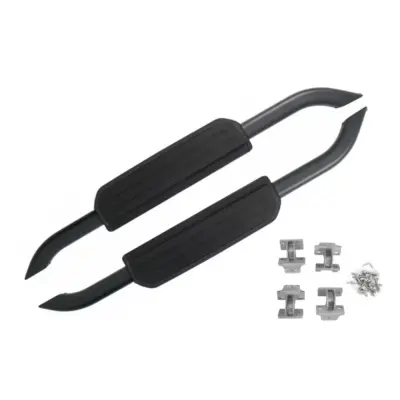 Pedane Laterali Nere per Land Rover Defender 90 L663 2020 in Poi Nero Edition