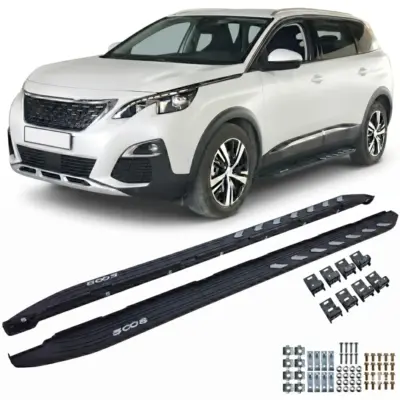 Pedane Laterali Protezione Laterale OE Style Nero per Peugeot 5008 (2017-2024)