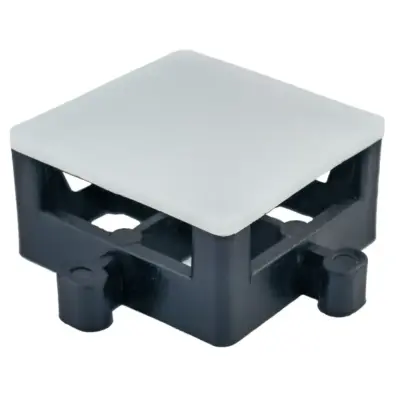 Pezzo Angolare Ramroxx per Profilo Pavimento LED Incassato 3,5x3,5 cm Universale