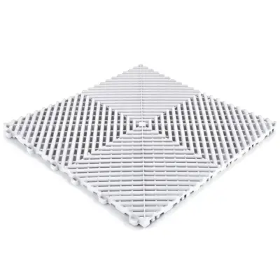 Piastrella Pavimento Bianca 40x40 cm Universale per Garage Auto