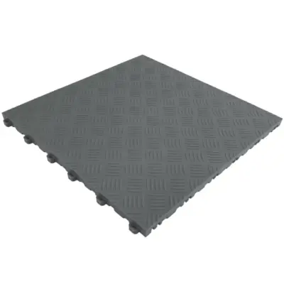 Piastrella Pavimento Effetto Lamiera 40x40 cm Grigio Universale