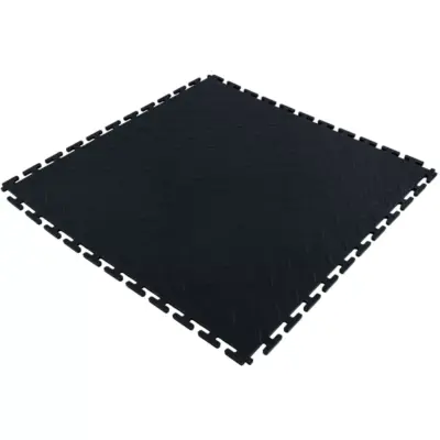 Piastrella Pavimento Pvc Nera 50x50 cm Universale Garage Showroom
