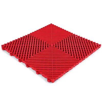 Piastrella Pavimento Rosso 40x40 cm Universale Garage Auto