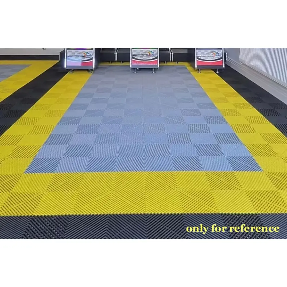 Piastrelle Modulari Pavimento Rosse per Garage Officina Showroom 1 Mq