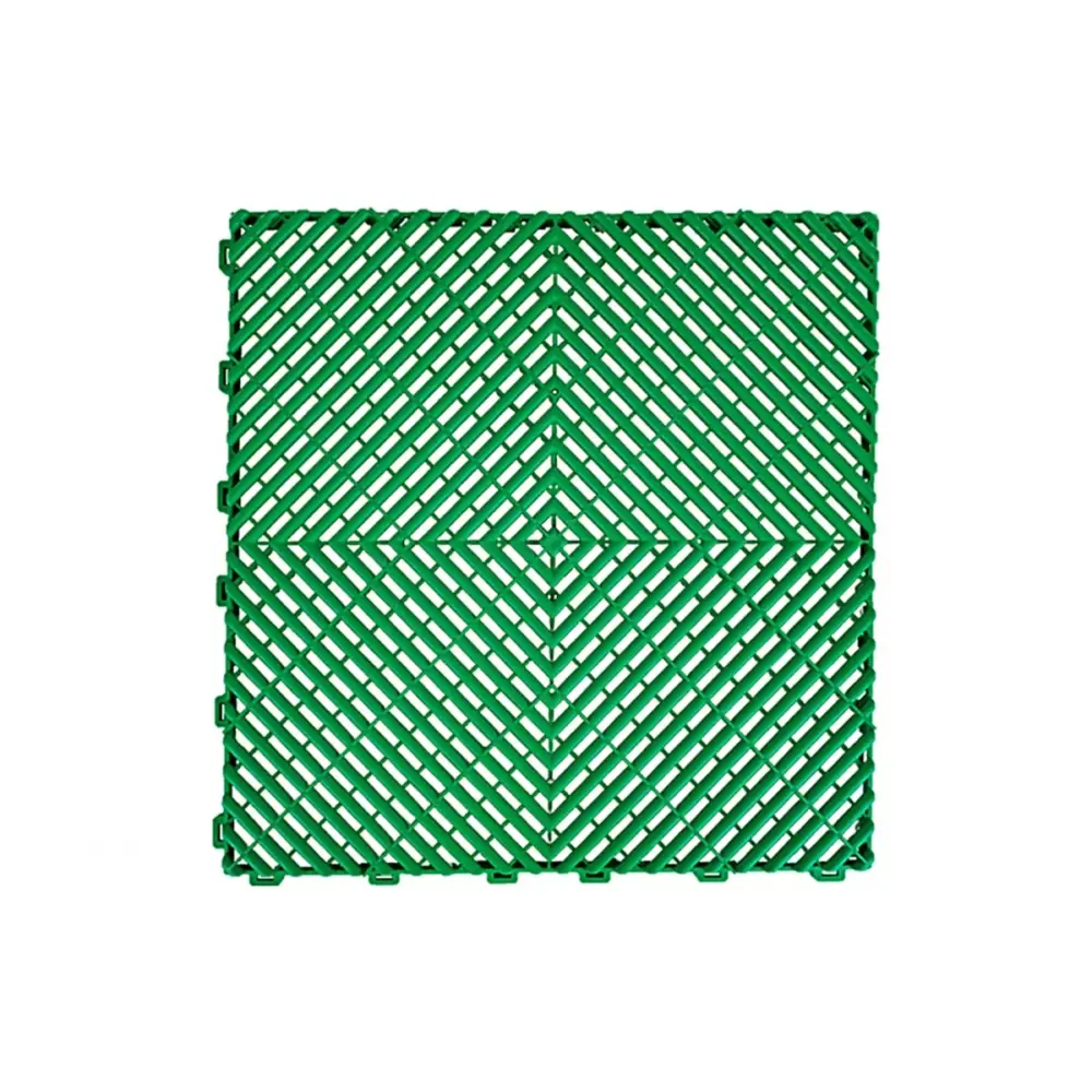 Piastrelle Modulari Pavimento Verde per Garage Officina Showroom 1 M²