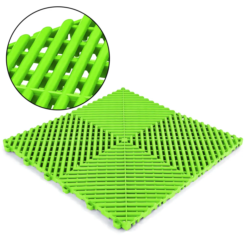 Piastrelle Pavimento 40x40cm Hell Verde Universale per Garage e Officina