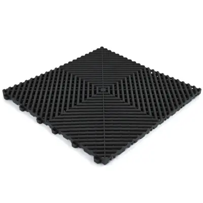 Piastrelle Pavimento 40x40cm Nere Universali per Garage e Workshop