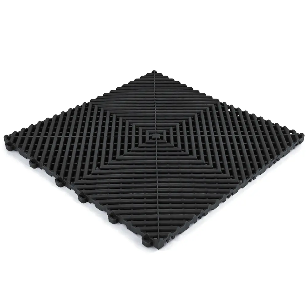 Piastrelle Pavimento 40x40cm Nere Universali per Garage e Workshop