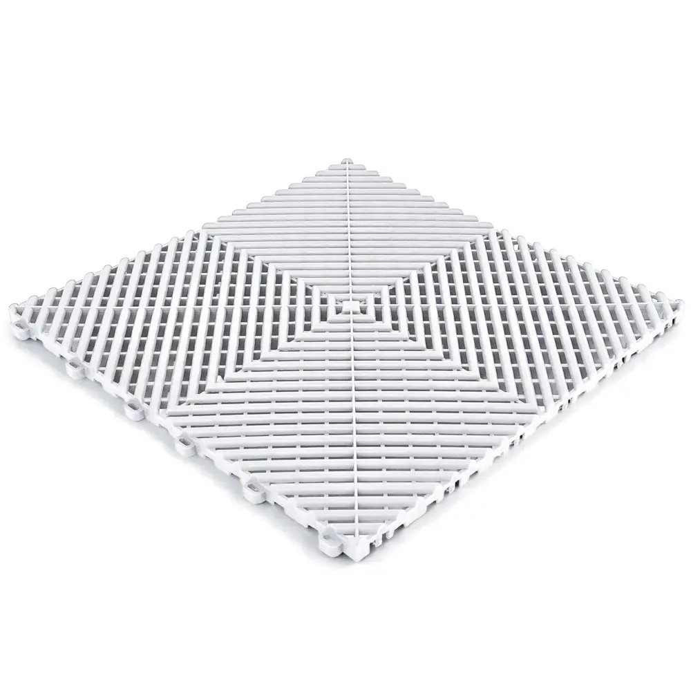 Piastrelle Pavimento Bianche 40x40cm Universali per Garage e Officine