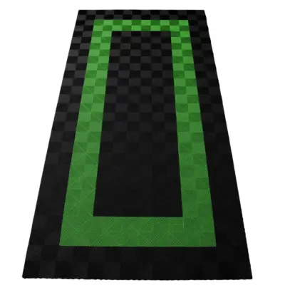 Piastrelle Pavimento Garage 2.8x5.6m Nero Verde Chiaro Universale