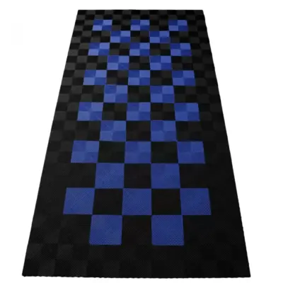 Piastrelle Pavimento Garage Performance 2.8x5.6m Nero Blu Set 2 Universale