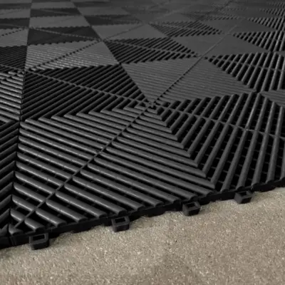 Piastrelle Pavimento Garage Performance Nero 34 Pezzi 5,44m² Universale