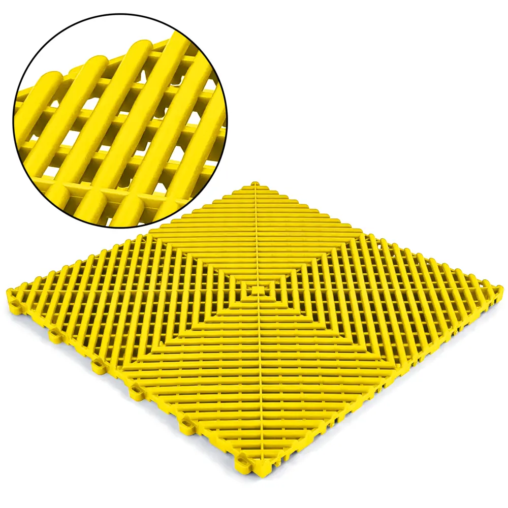 Piastrelle Pavimento Gialle 40x40cm per Uso Universale, Robuste e Facili