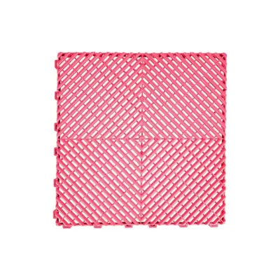 Piastrelle Pavimento Modulari Rosa per Garage Officina Showroom 1 Mq