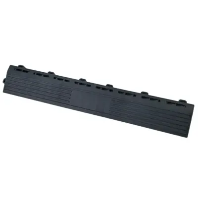 Piastrelle Pavimento Rampe Laterali in Nero per Universale (40x6x1,8 Cm)