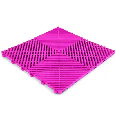 Piastrelle Pavimento Rosa 40x40cm Universali per Garage, Officine e Showroom