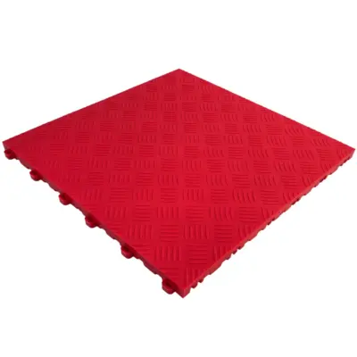 Piastrelle Pavimento Rosse 40x40cm Universali per Garage e Officina