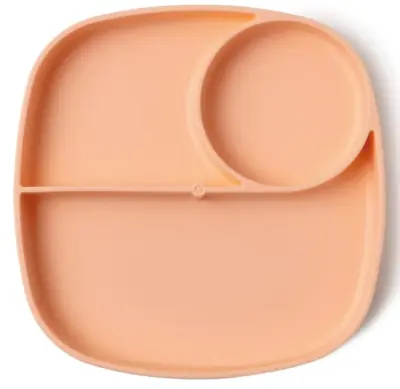 Piatto in silicone con scomparti