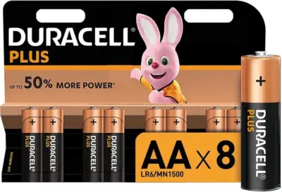Pile stilo AA alcaline confezione risparmio batterie durevoli energia lunga