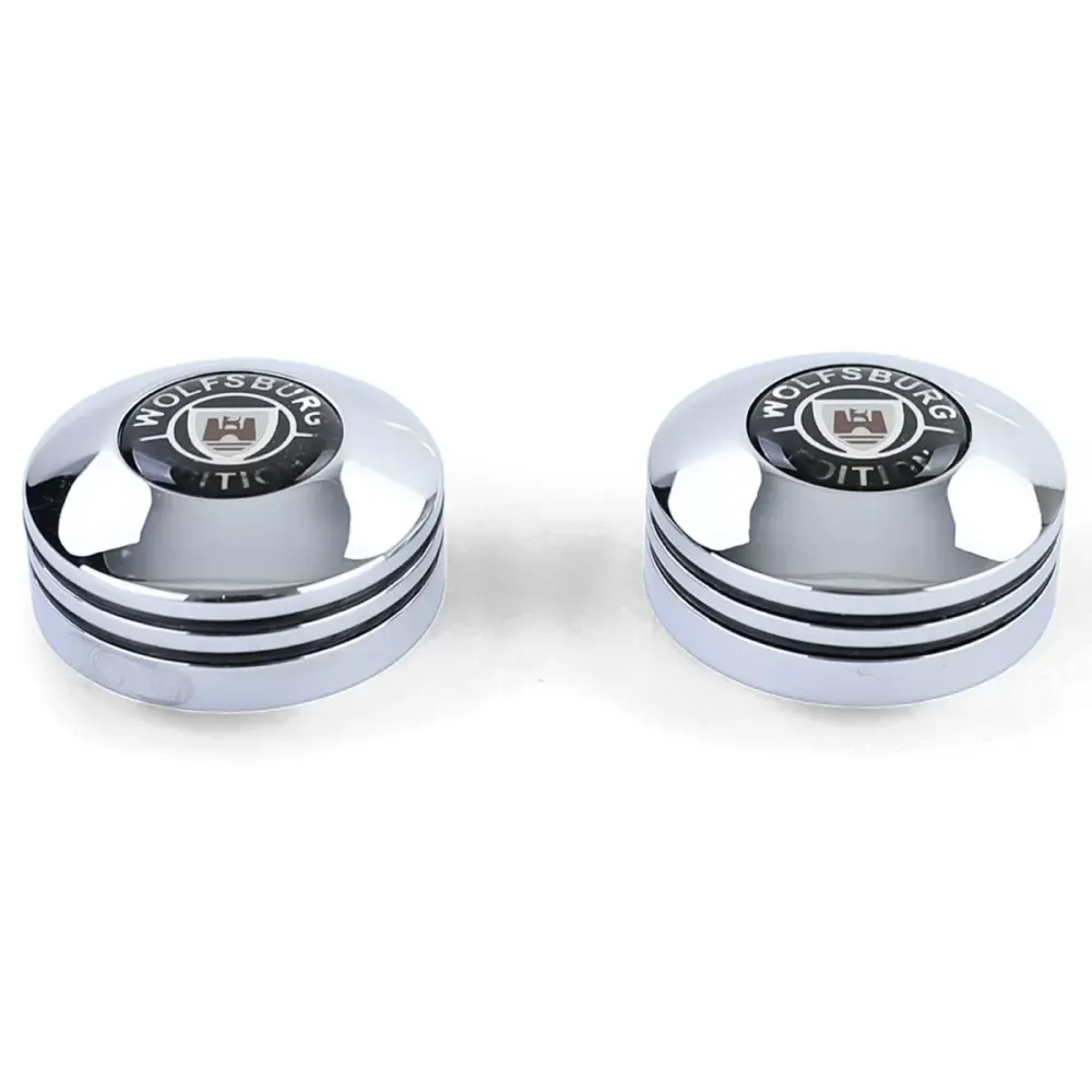 Pomelli Regolazione Specchietti Cromati Wolfsburg Edition per VW Golf 3 Vento